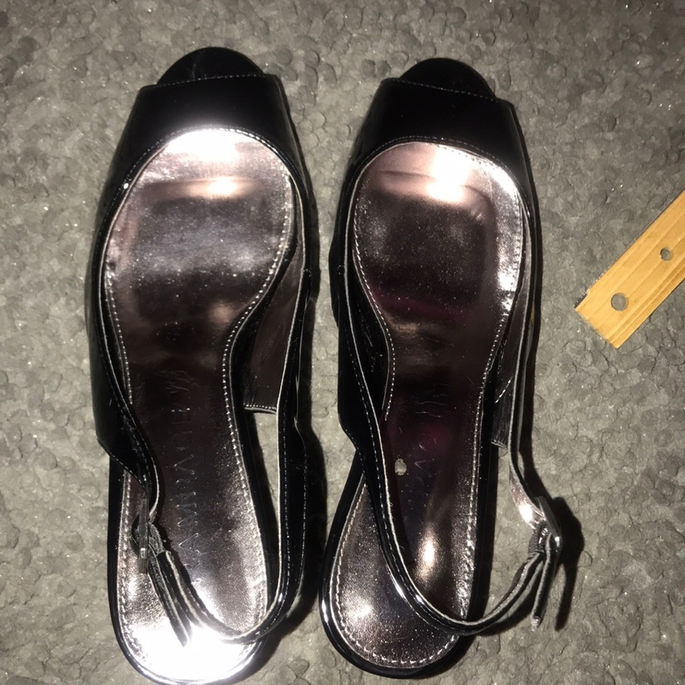 Rampage Black Parent Leather Size 8